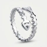Bague Statement À Motif Arête De Poisson