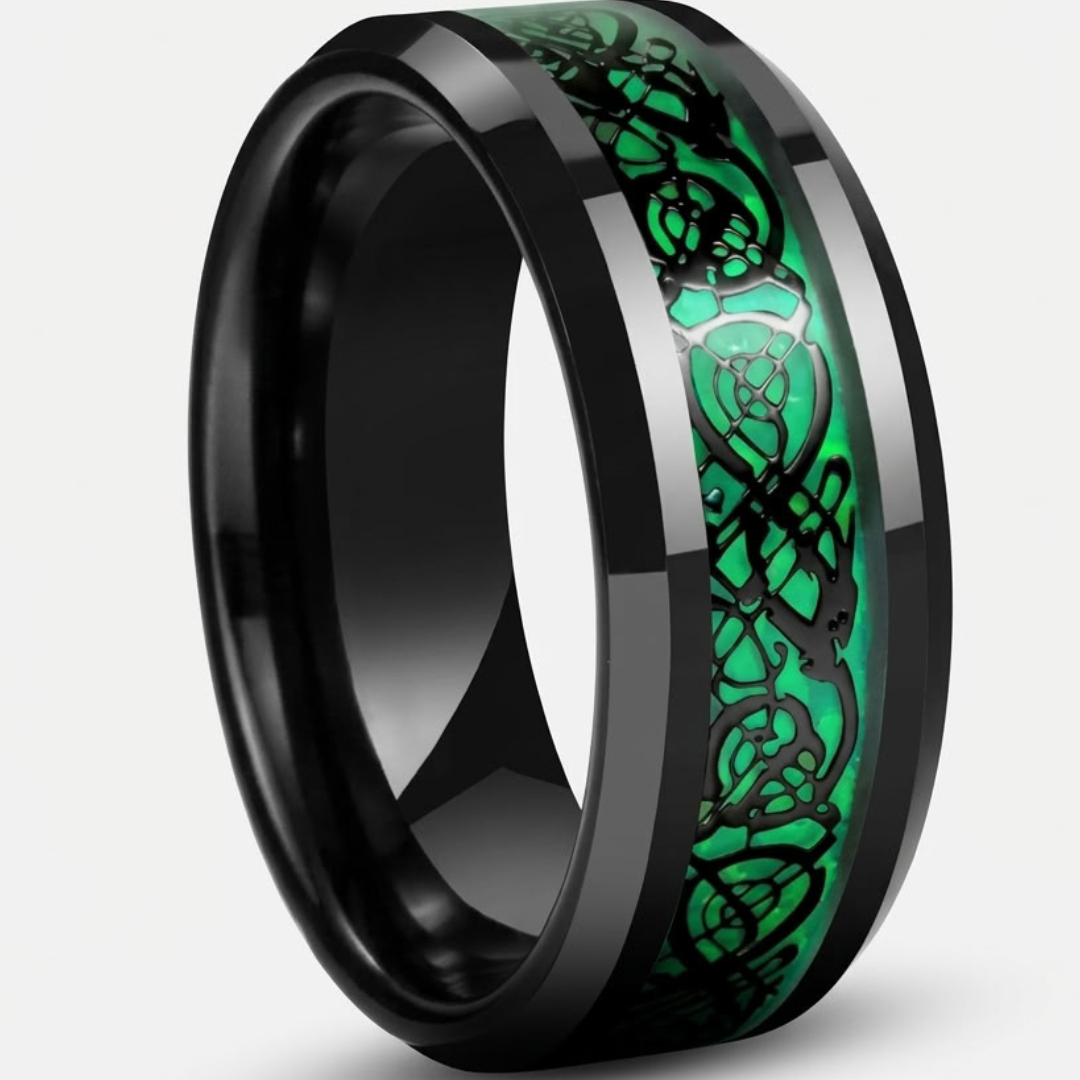 Bague Statement À Motif Dragon