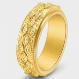 Bague Sculptée À Motif Œil