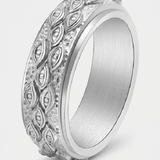 Bague Sculptée À Motif Œil