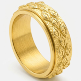 Bague Sculptée À Motif Œil