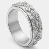 Bague Sculptée À Motif Œil