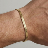 Bracelet Chaîne Serpent 5 Mm Pour Homme