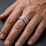 Bague Sculptée À Motif Œil