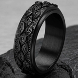 Bague Sculptée À Motif Œil