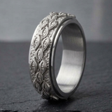 Bague Sculptée À Motif Œil