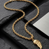 Collier À Pendentif Aile Pour Homme