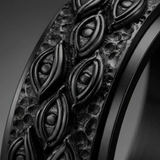 Bague Sculptée À Motif Œil