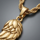 Collier À Pendentif Aile Pour Homme