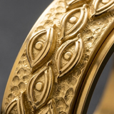 Bague Sculptée À Motif Œil