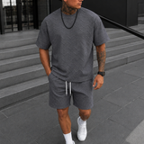 Ensemble T-Shirt Oversize Avec Short Pour Hommes