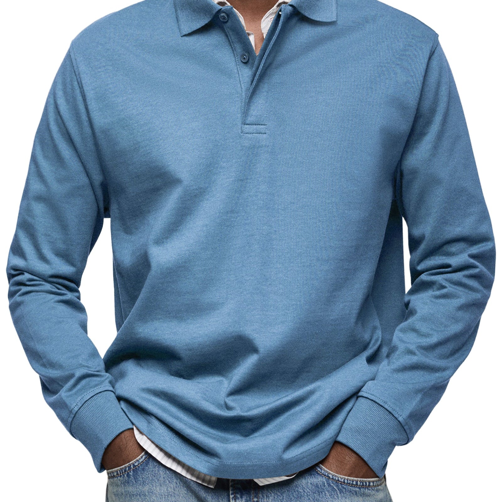 CELVOIR | POLO À MANCHES LONGUES POUR HOMME