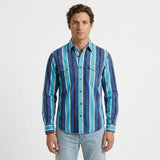 Chemise À Rayures Classiques Pour Homme