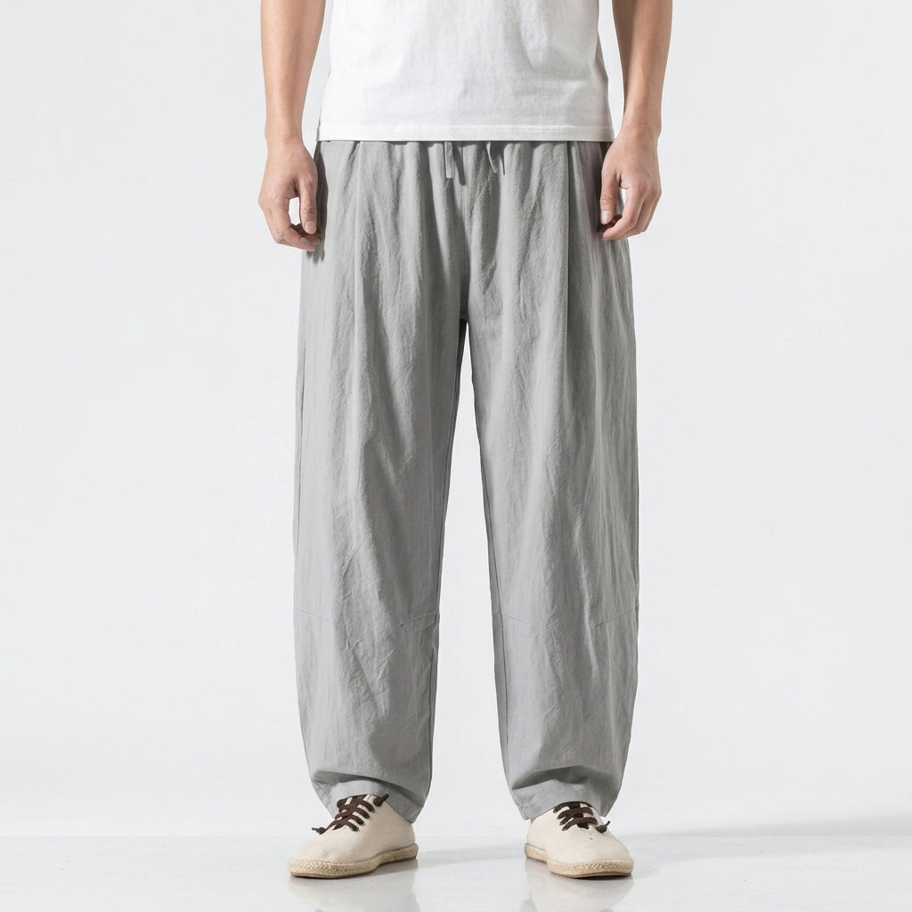Pantalon Décontracté À Taille Ajustable