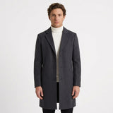 MANTEAU HOMME COTON MI-LONG