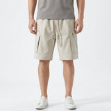 Short Décontracté À Poche Zippée