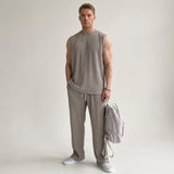 Celvoir | Ensemble Débardeur Et Pantalon Côtelé Pour Hommes
