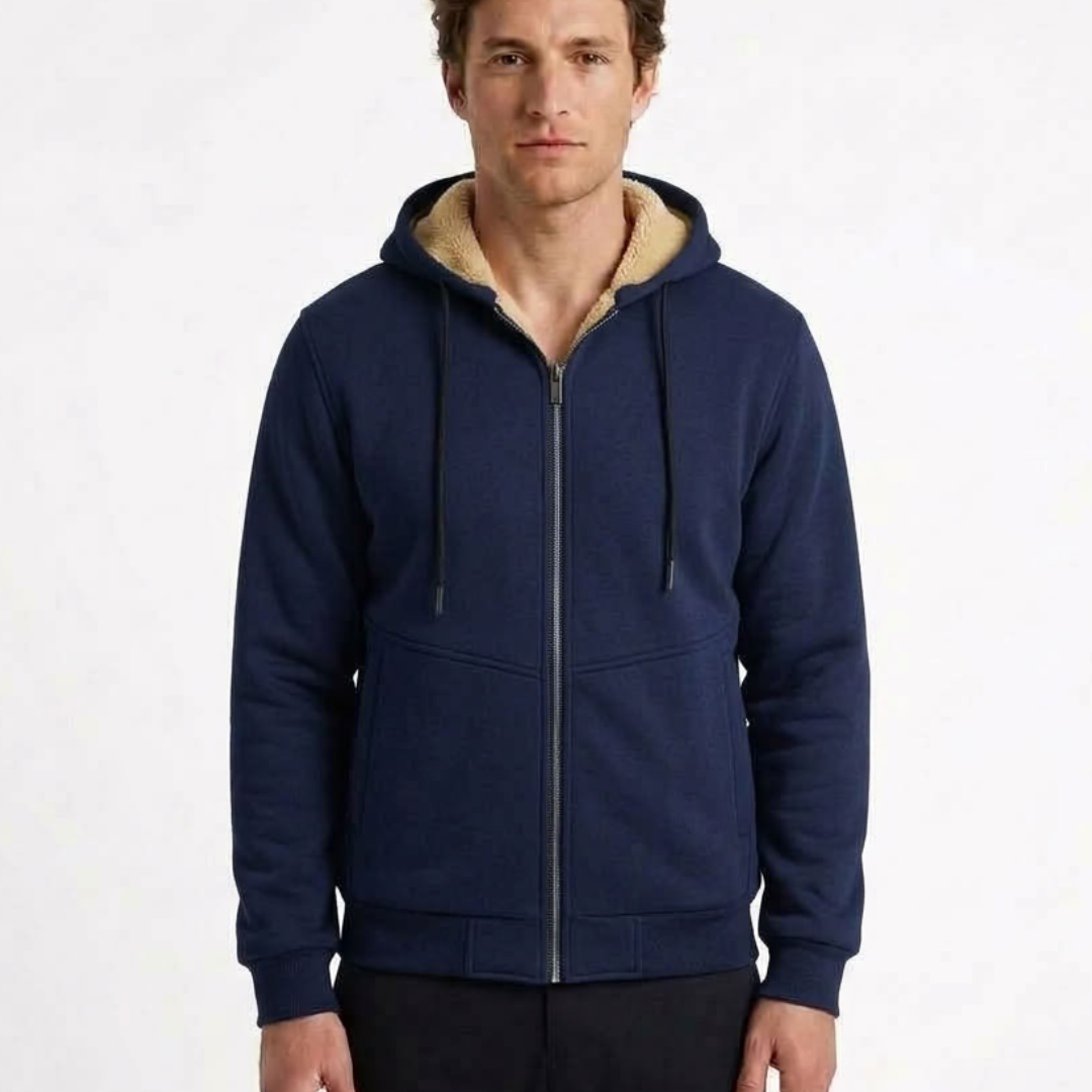 Cardigan Chaud À Capuche Pour Homme