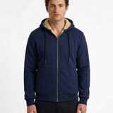 Cardigan Chaud À Capuche Pour Homme