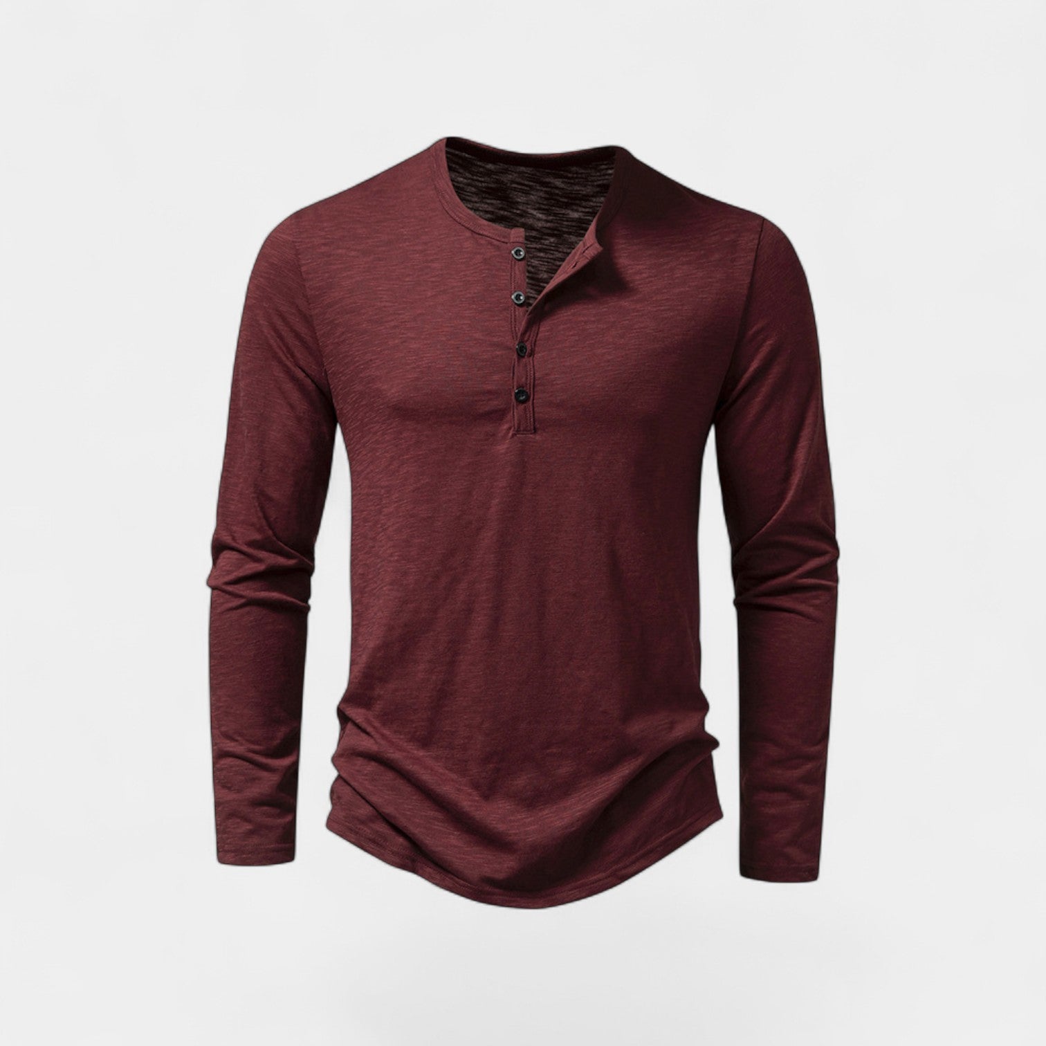 CELVOIR | T-SHIRT HOMME MANCHES LONGUES BOUTONS