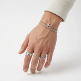 Celvoir | Bracelet Chaîne Croix En Acier Inoxydable Pour Hommes