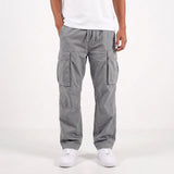 Pantalon Cargo Décontracté À Poches Latérales