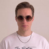 Celvoir | Lunettes De Soleil Rondes Vintage Dégradées Pour Hommes
