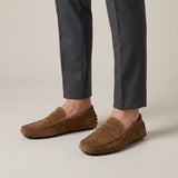 Celvoir | Mocassins Slip-On En Daim De Veau Pour Hommes