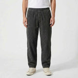 Pantalon Côtelé Décontracté À Cordon De Serrage