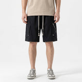 Short Décontracté À Poche Zippée
