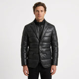 Blazer Matelassé À Insert Zippé