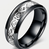 Bague Statement À Motif Dragon