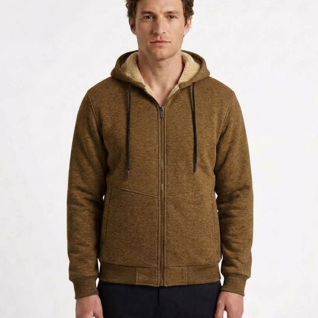 Cardigan Chaud À Capuche Pour Homme