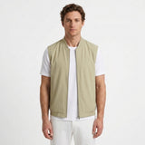 Gilet Zippé Ultra-Léger À Col Montant
