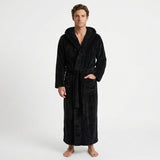 Robe De Chambre Longue À Capuche