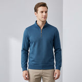 Celvoir | Pull À Col Zippé Avec Fermeture Quart De Zip Pour Hommes
