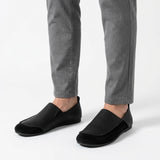 Mocassins En Suède Et Cuir À Enfiler