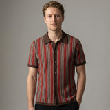 Celvoir | Polo Tricoté Avec Fermeture Boutonnée Pour Hommes