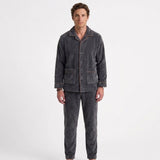 Ensemble De Pyjama D'Hiver En Polaire Pour Hommes