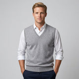 Celvoir | Pull Sans Manches À Col V Pour Hommes