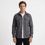 Chemise Classique En Mélange De Coton Pour Hommes
