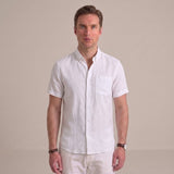Celvoir | Chemise En Lin À Manches Courtes Pour Hommes