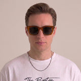 Celvoir | Lunettes De Soleil Carrées Vintage En Acétate Pour Hommes