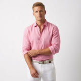 Celvoir | Chemise En Lin Avec Col Classique Pour Hommes