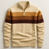 Celvoir | Pull À Col Zippé Avec Manches Longues Pour Hommes