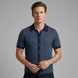 Celvoir | Polo Tricoté Avec Fermeture Boutonnée Pour Hommes