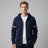 Celvoir | Veste À Capuche Zippée Avec Coupe Ajustée Pour Hommes