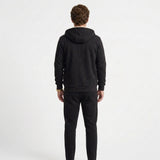 Ensemble De Survêtement Zippé Doublé Polaire Pour Hommes