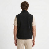 Gilet Zippé Doublé Effet Fourrure