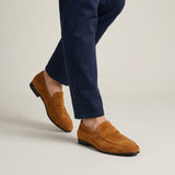 Celvoir | Mocassins Slip-On Premium En Daim De Veau Pour Hommes